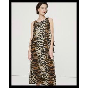 Animal Print Sleeveless Dress